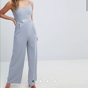 Yumi Jumpsuit with Metal Belt Detail